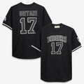 Shohei Ohtani Los Angeles Dodgers Big & Tall Heavyweight Mesh Jersey - Black/White