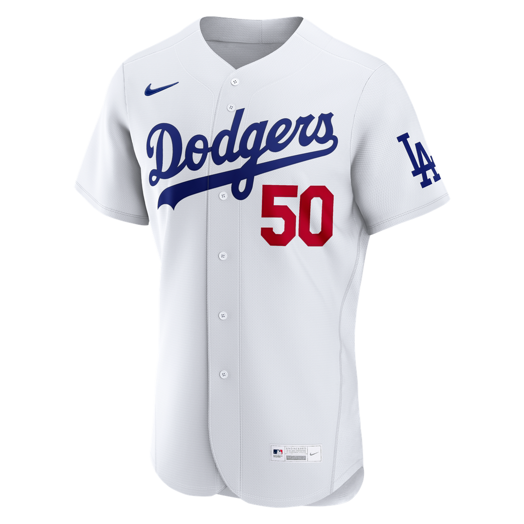Mookie Betts Los Angeles Dodgers Home Jersey - White