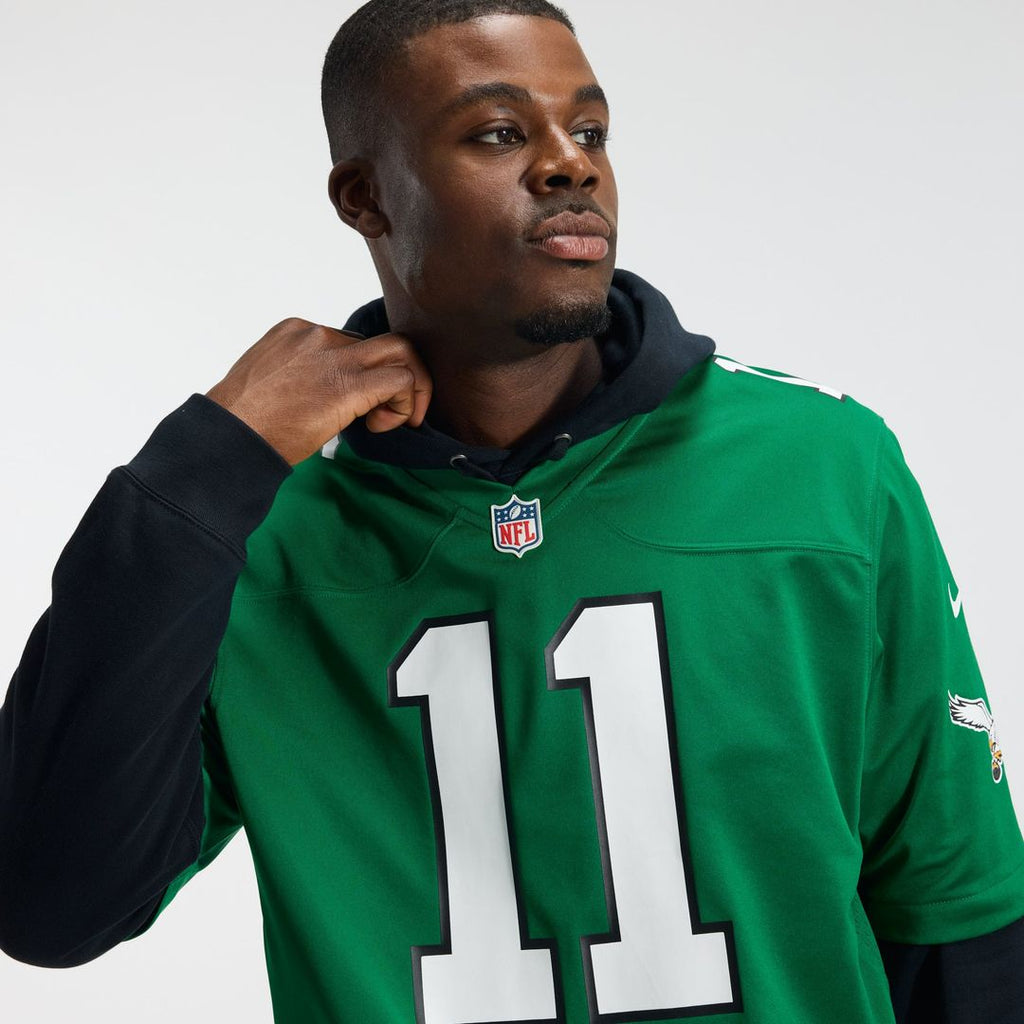 A.J. Brown Philadelphia Eagles Team Jersey - Midnight Green