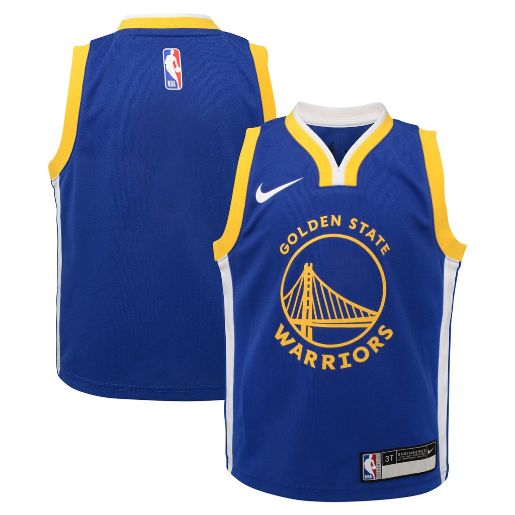 Golden State Warriors Replica Icon Jersey - Custom - Kids
