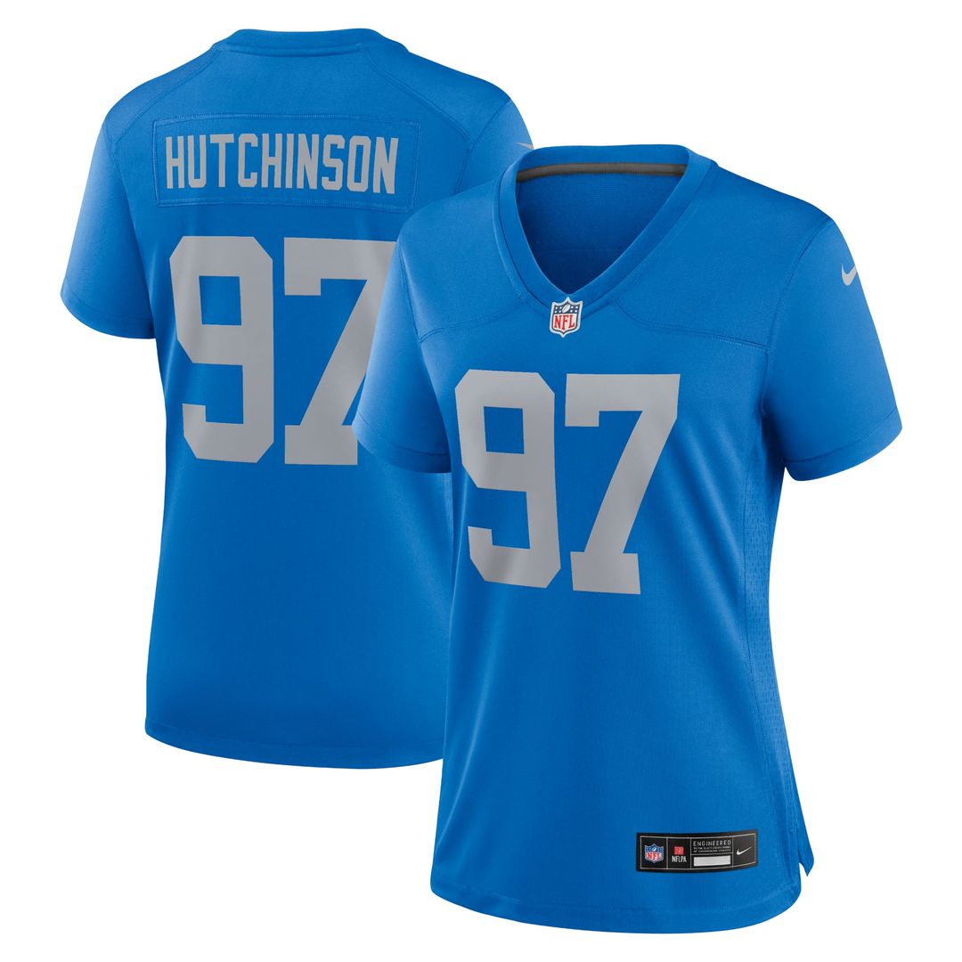 Aidan Hutchinson Detroit Lions Women's Jersey - White