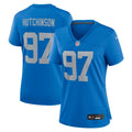 Aidan Hutchinson Detroit Lions Women's Alternate Jersey - Blue