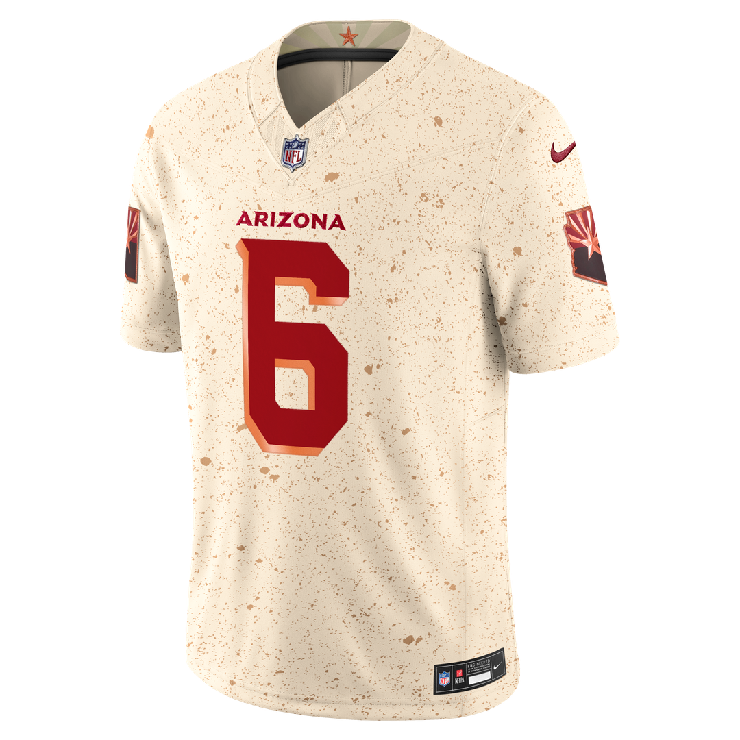 James Conner Arizona Cardinals Rivalries Collection Stitched Jersey - Natural