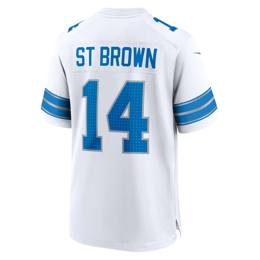 Amon-Ra St. Brown Detroit Lions Jersey - White