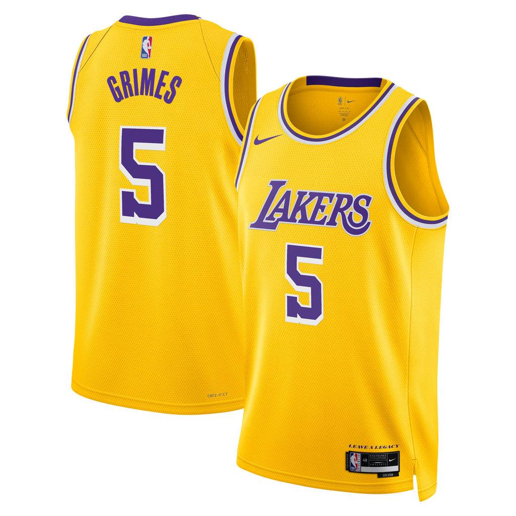 Los Angeles Lakers Jersey - Gold - Quentin Grimes - Unisex