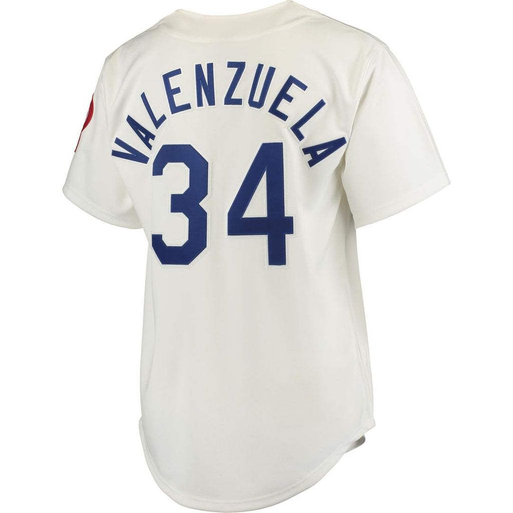 Fernando Valenzuela Los Angeles Dodgers Road 1981 Jersey - Gray