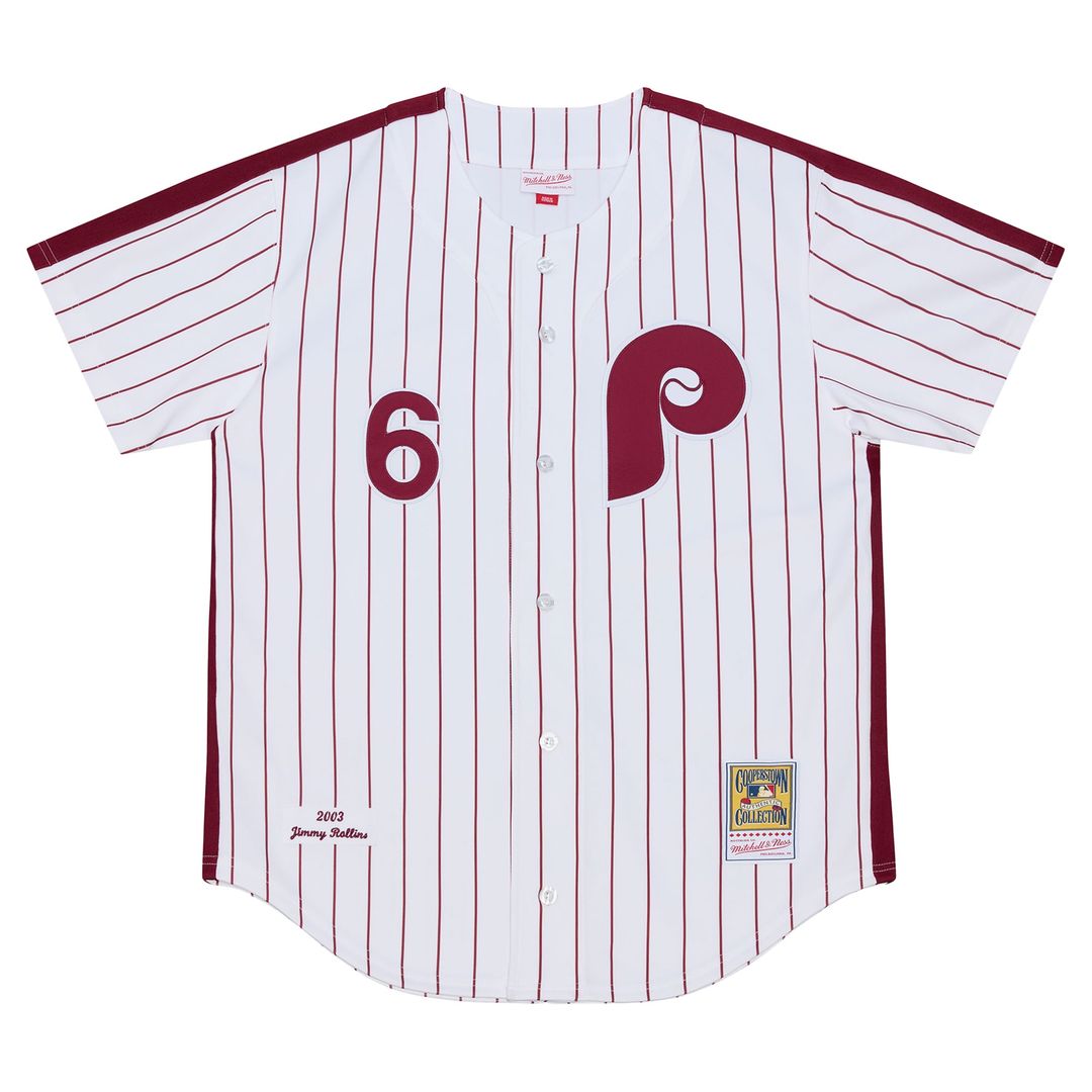 Jimmy Rollins Philadelphia Phillies 2003 Jersey - White