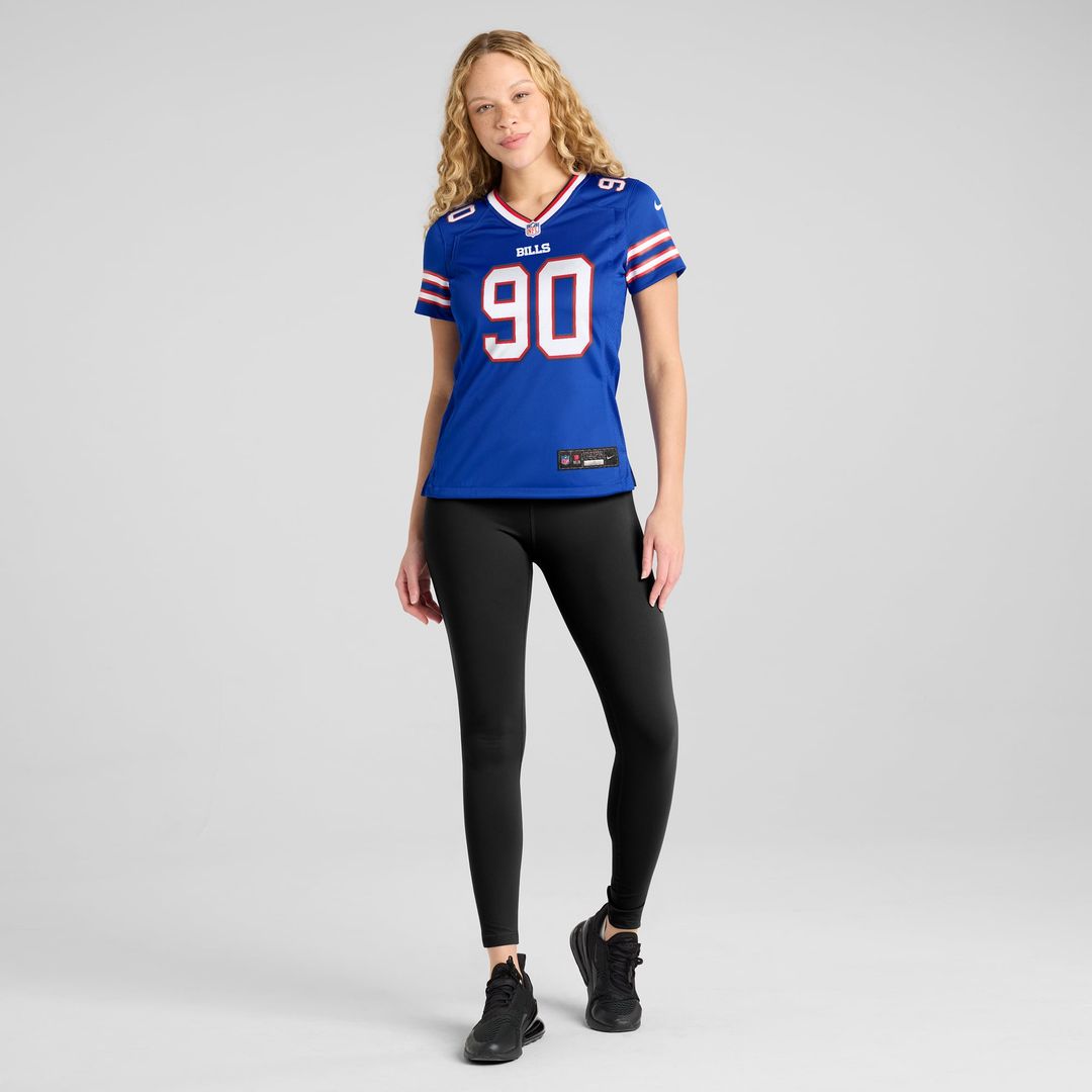 Shaq Lawson Buffalo Bills Women's Jersey - Royal