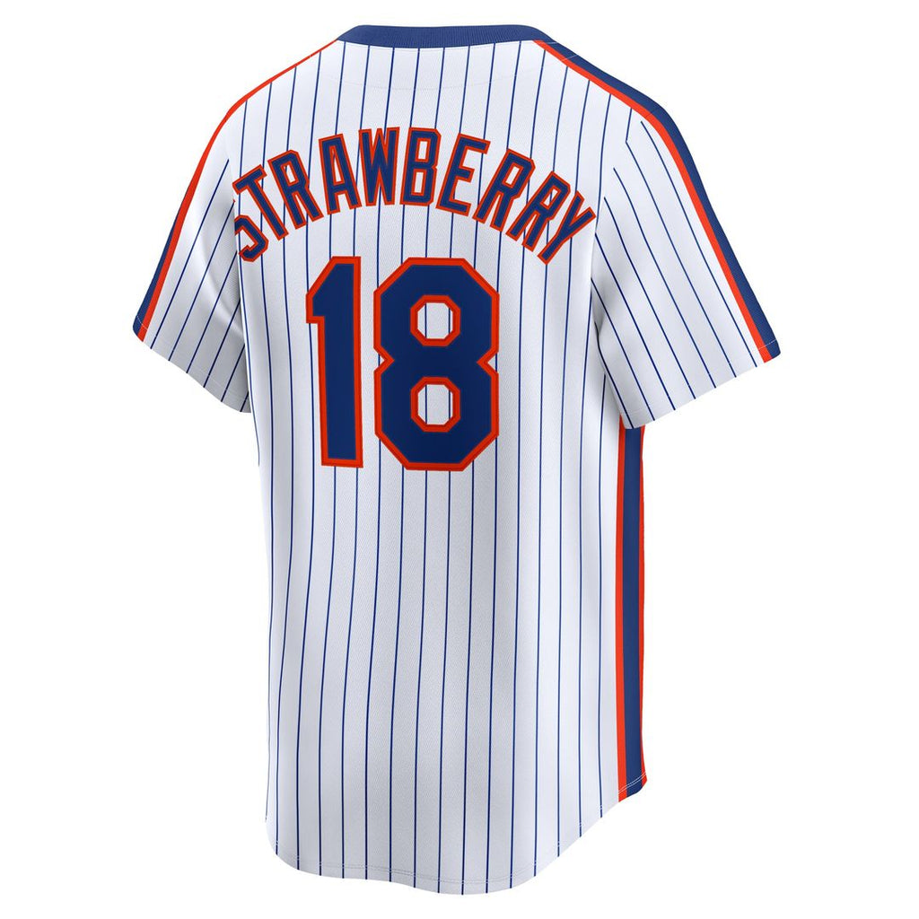 Darryl Strawberry New York Mets Throwback Jersey - White