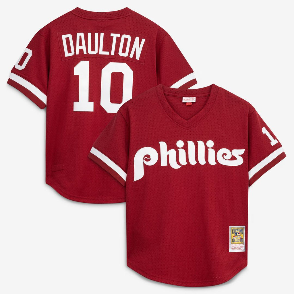 Darren Daulton Philadelphia Phillies Authentic Jersey - Scarlet