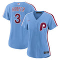Bryce Harper Philadelphia Phillies Women's Alternate Jersey - Light Blue