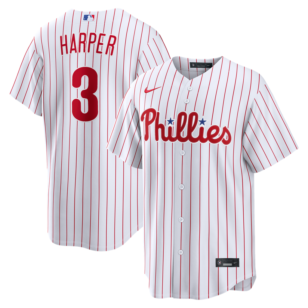 Bryce Harper Philadelphia Phillies Home Jersey - White