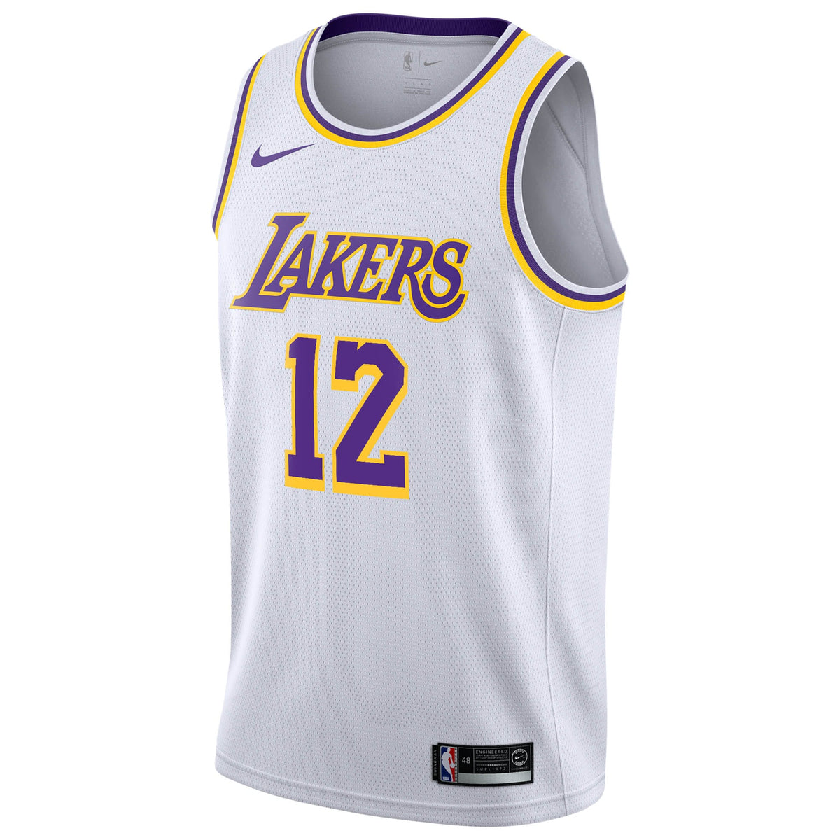 Los Angeles Lakers Jersey - White - Jake LaRavia - Youth