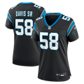 Thomas Davis Sr. Carolina Panthers Women's Team Retired Jersey - Black
