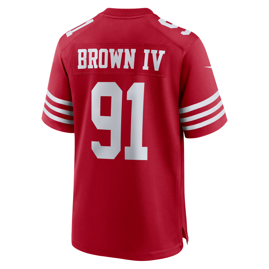 Earnest Brown IV San Francisco 49ers Team Jersey - Scarlet