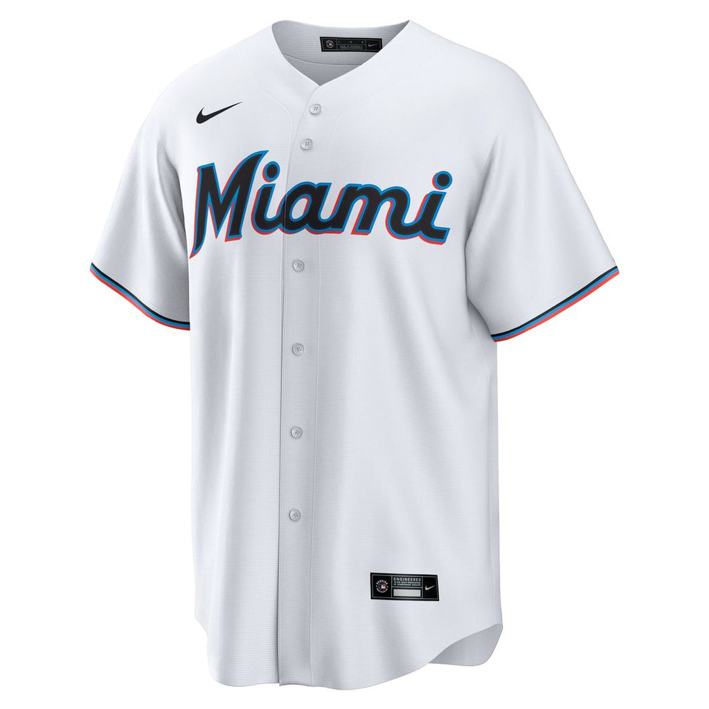 Xavier Edwards Miami Marlins Home Jersey - White