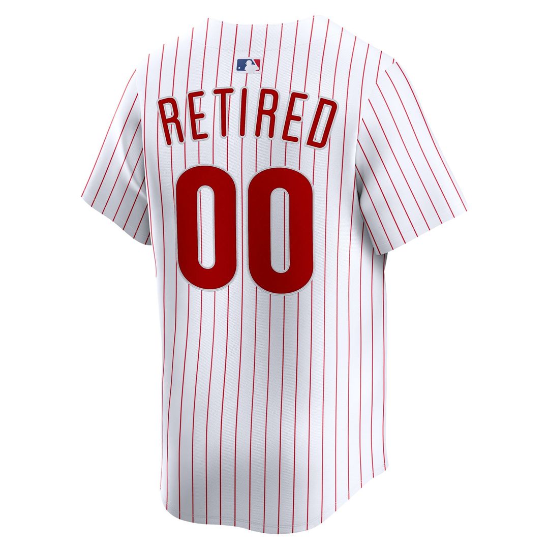 Philadelphia Phillies Home Limited Pick-A-Player Retired Roster Jersey - White