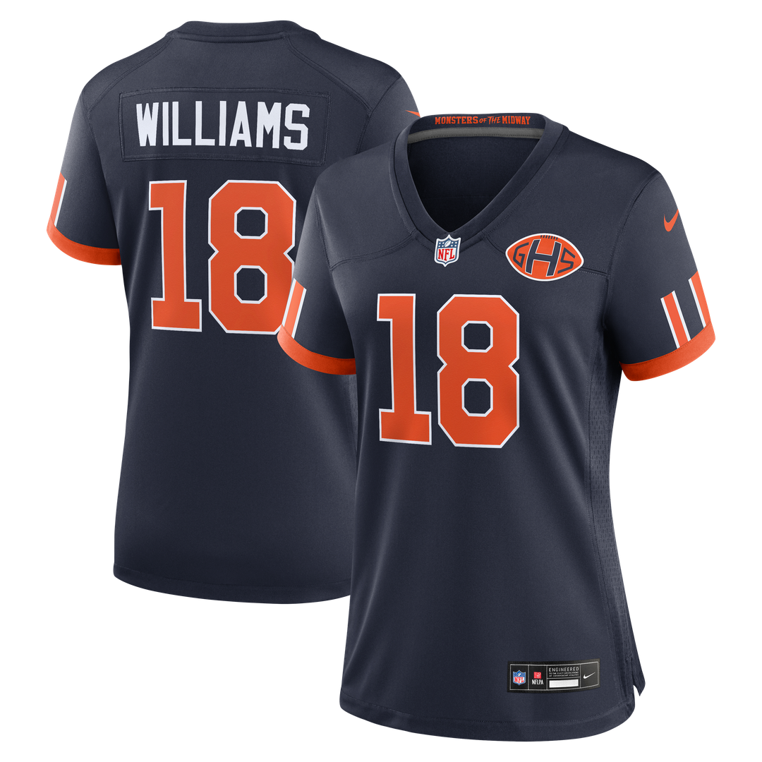 Caleb Williams Chicago Bears Women's 2026 Rivalries Collection Jersey - Navy
