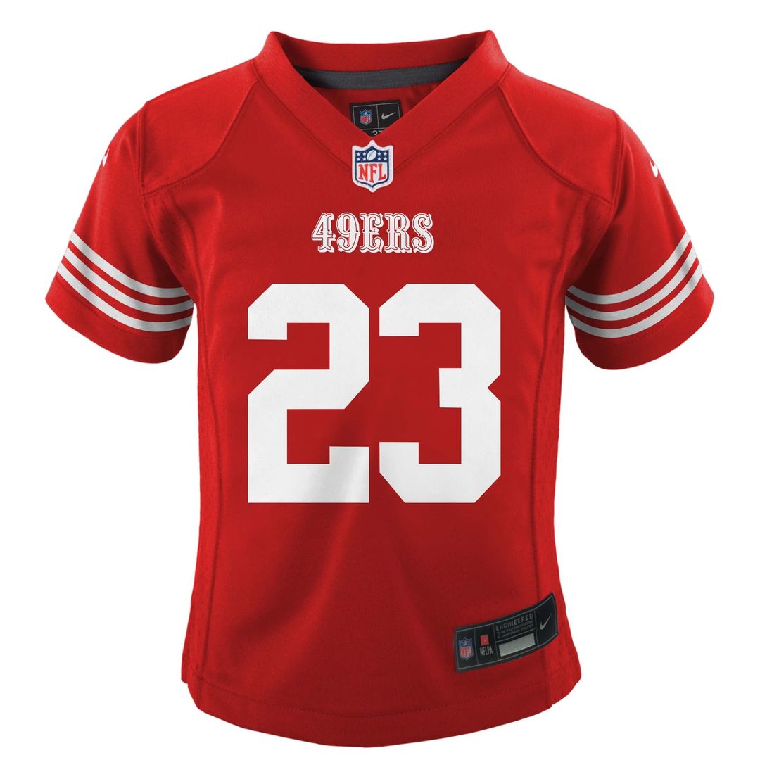 Christian McCaffrey San Francisco 49ers Preschool Player Jersey - Scarlet
