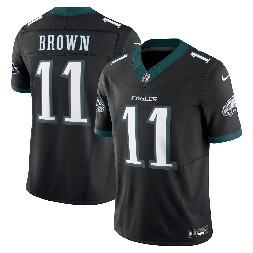 A.J. Brown Philadelphia Eagles Alternate Jersey - Black