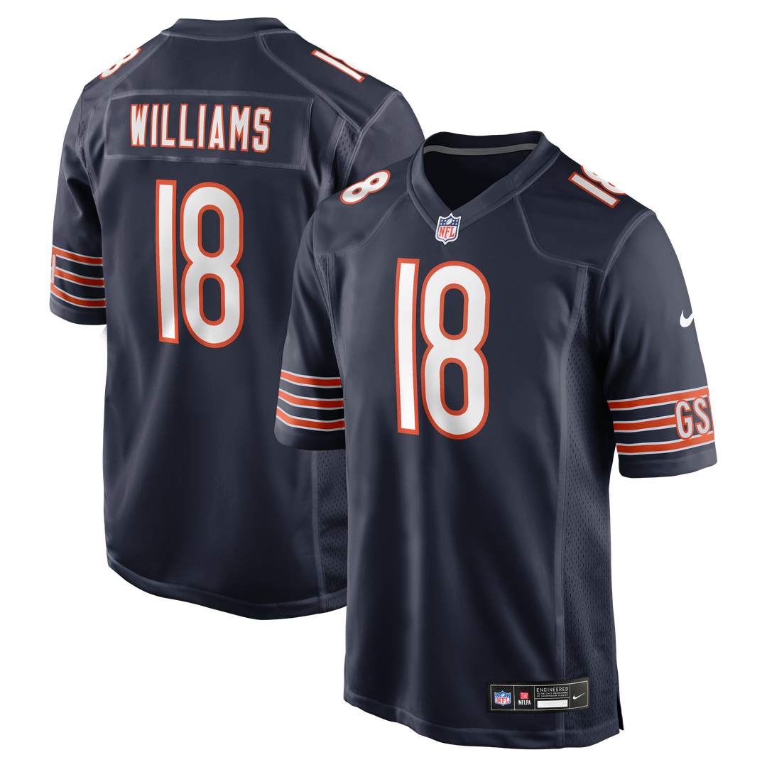 Caleb Williams Chicago Bears Alternate Player Jersey - Orange