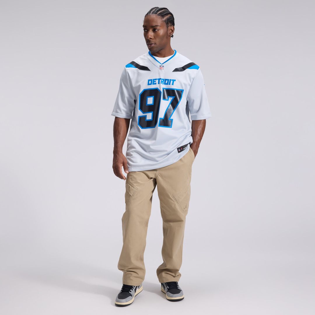 Aidan Hutchinson Detroit Lions 2026 Rivalries Collection Jersey - Silver