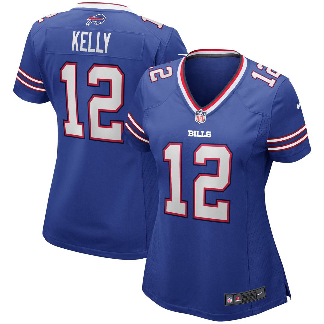 Jim Kelly Buffalo Bills Women's Game Retired Player Jersey - Royal