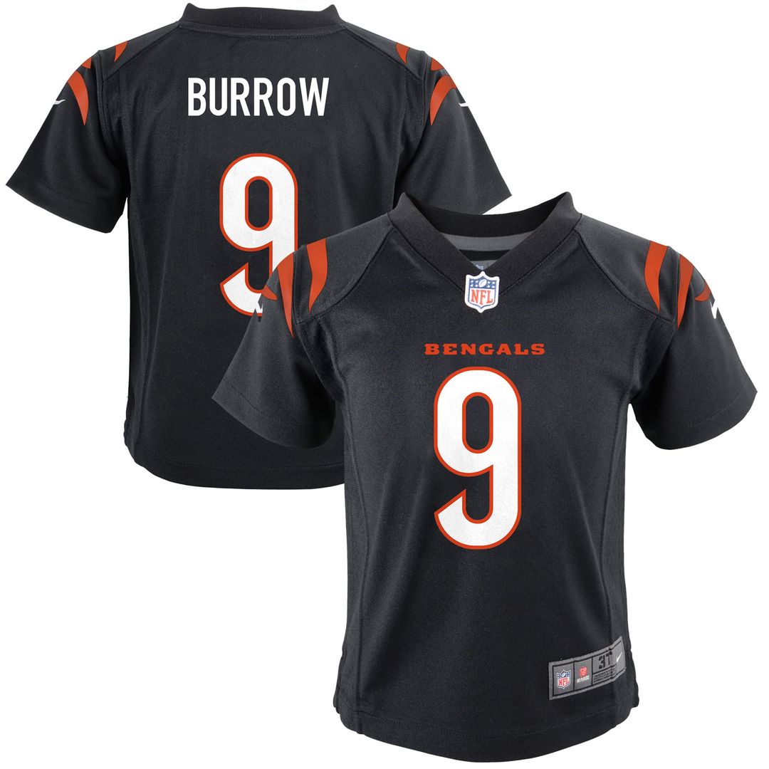 Joe Burrow Cincinnati Bengals Preschool Jersey - Black