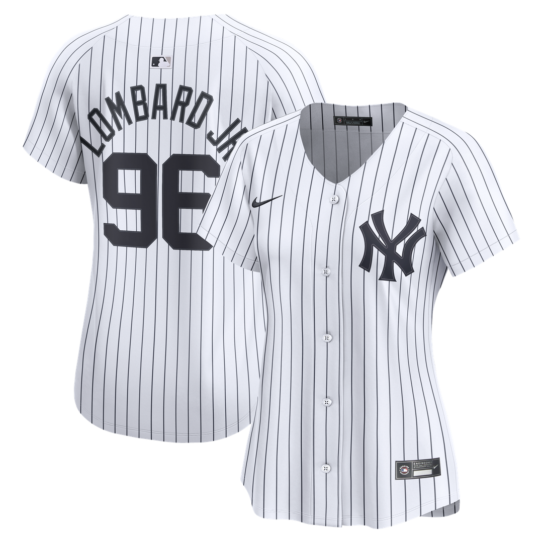 George Lombard Jr. New York Yankees Women's Home Jersey - White