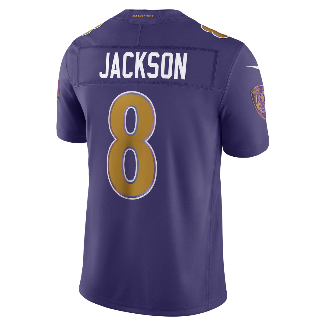 Lamar Jackson Baltimore Ravens Alternate Stitched Jersey - Purple
