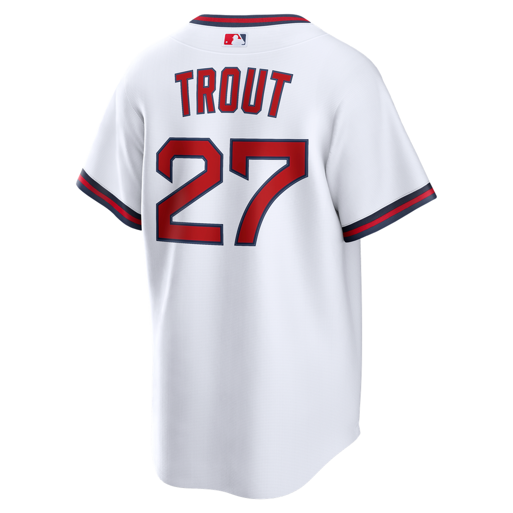 Mike Trout Los Angeles Angels Road Jersey - Gray