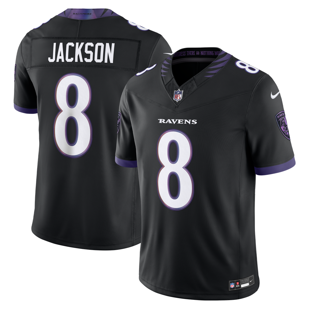 Lamar Jackson Baltimore Ravens Stitched Jersey - White