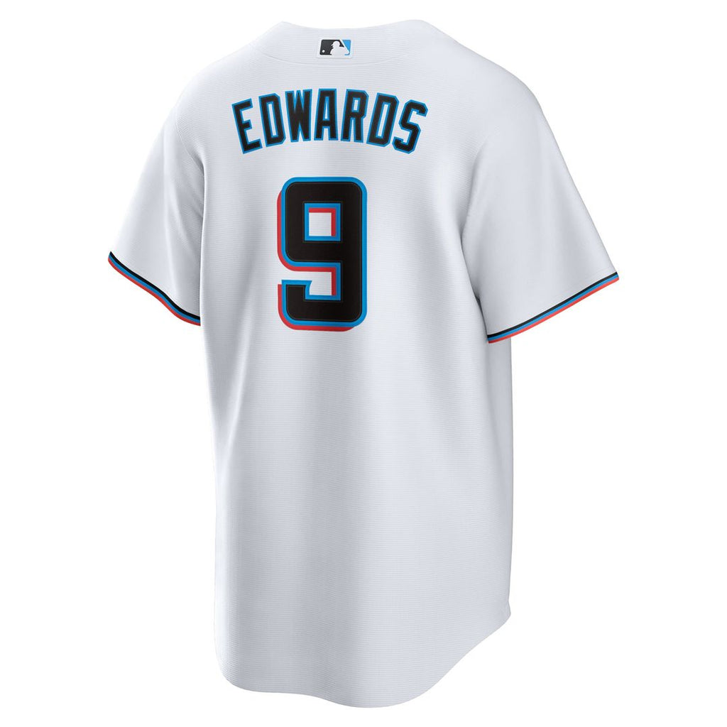 Xavier Edwards Miami Marlins Home Jersey - White