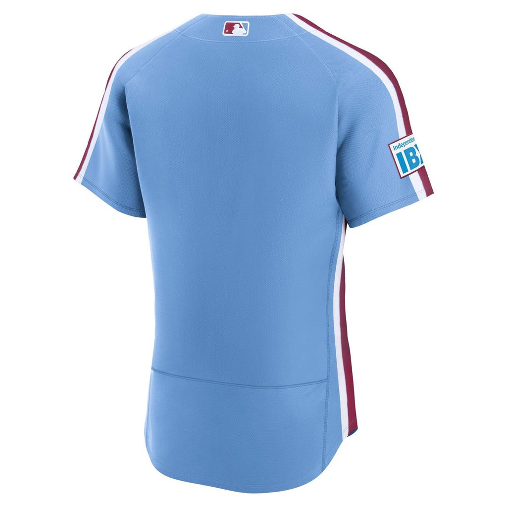 Philadelphia Phillies Alternate Sponsor Patch Jersey - Light Blue
