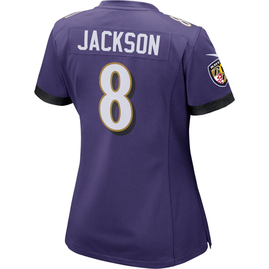 Lamar Jackson Baltimore Ravens Women's Jersey - Purple