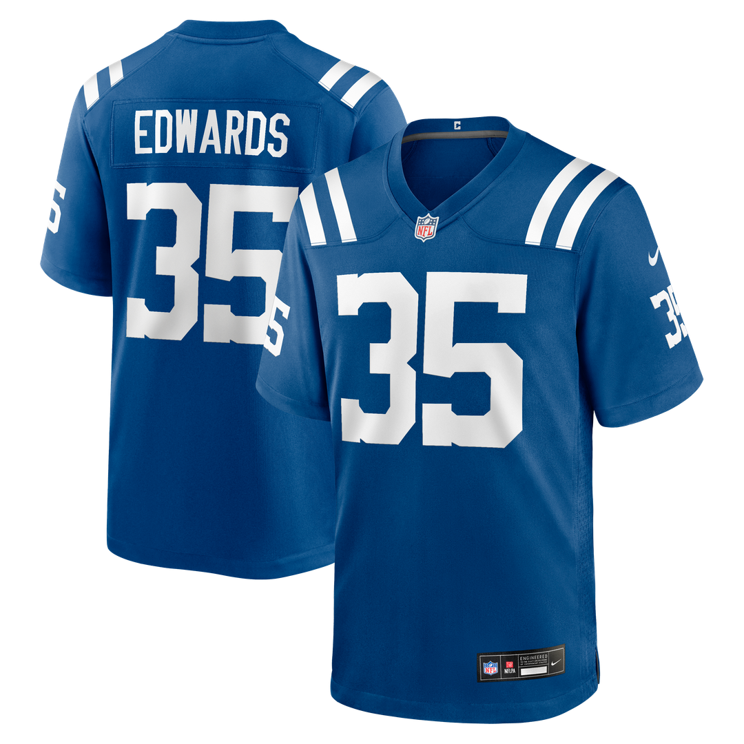 Johnathan Edwards Indianapolis Colts Team Jersey - Royal