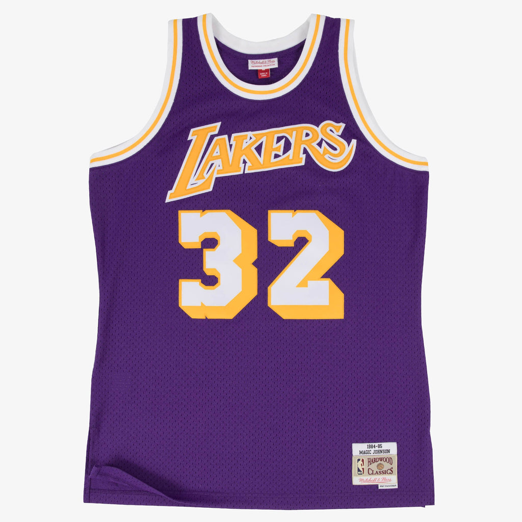 Los Angeles Lakers Jersey Road Magic Johnson 1984-85
