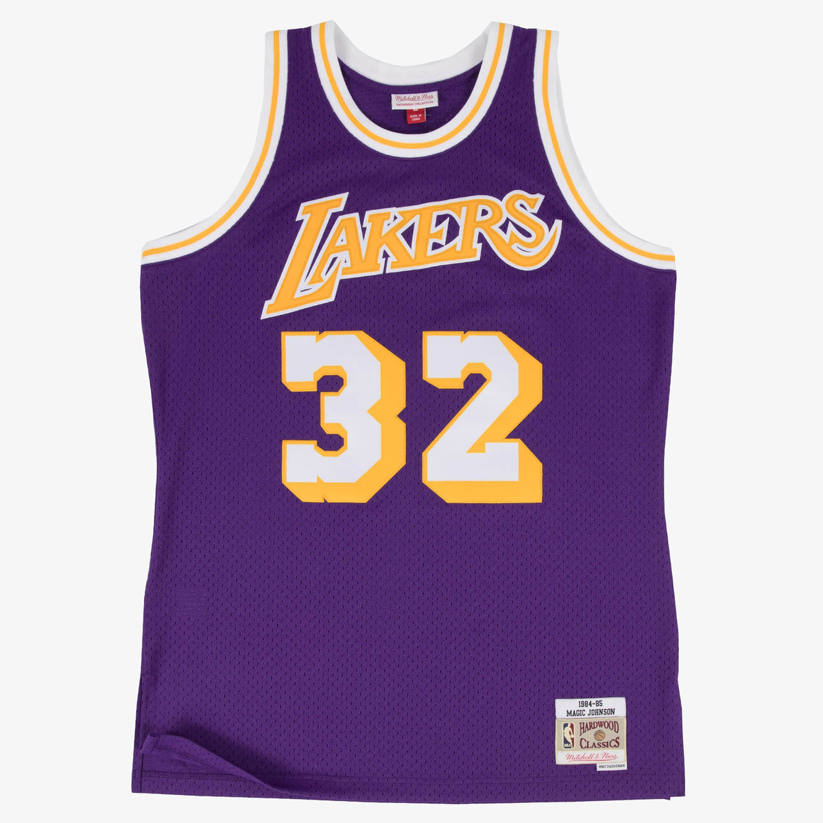 Los Angeles Lakers Jersey Road Magic Johnson 1984-85