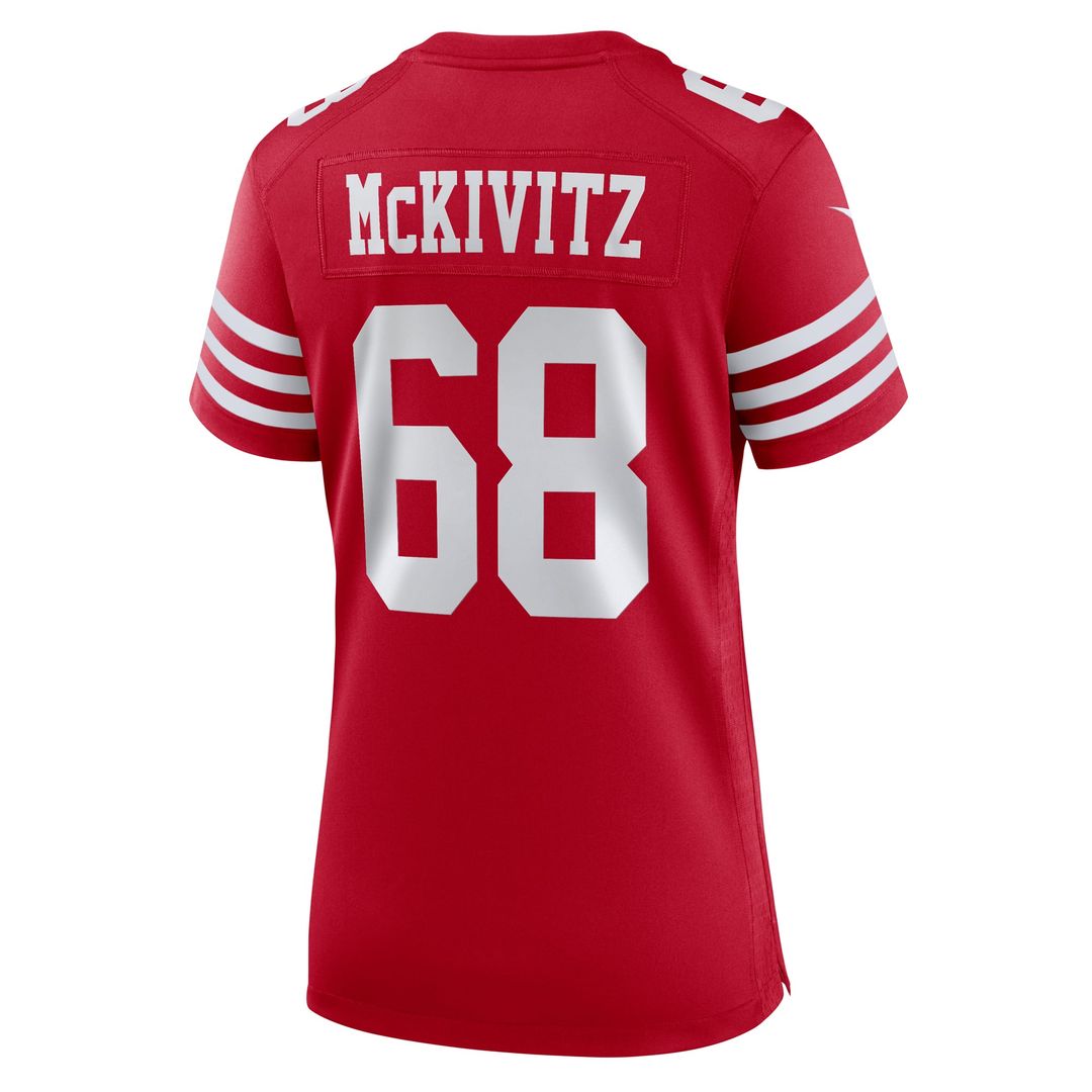 Colton McKivitz San Francisco 49ers Women's Team Jersey - Scarlet