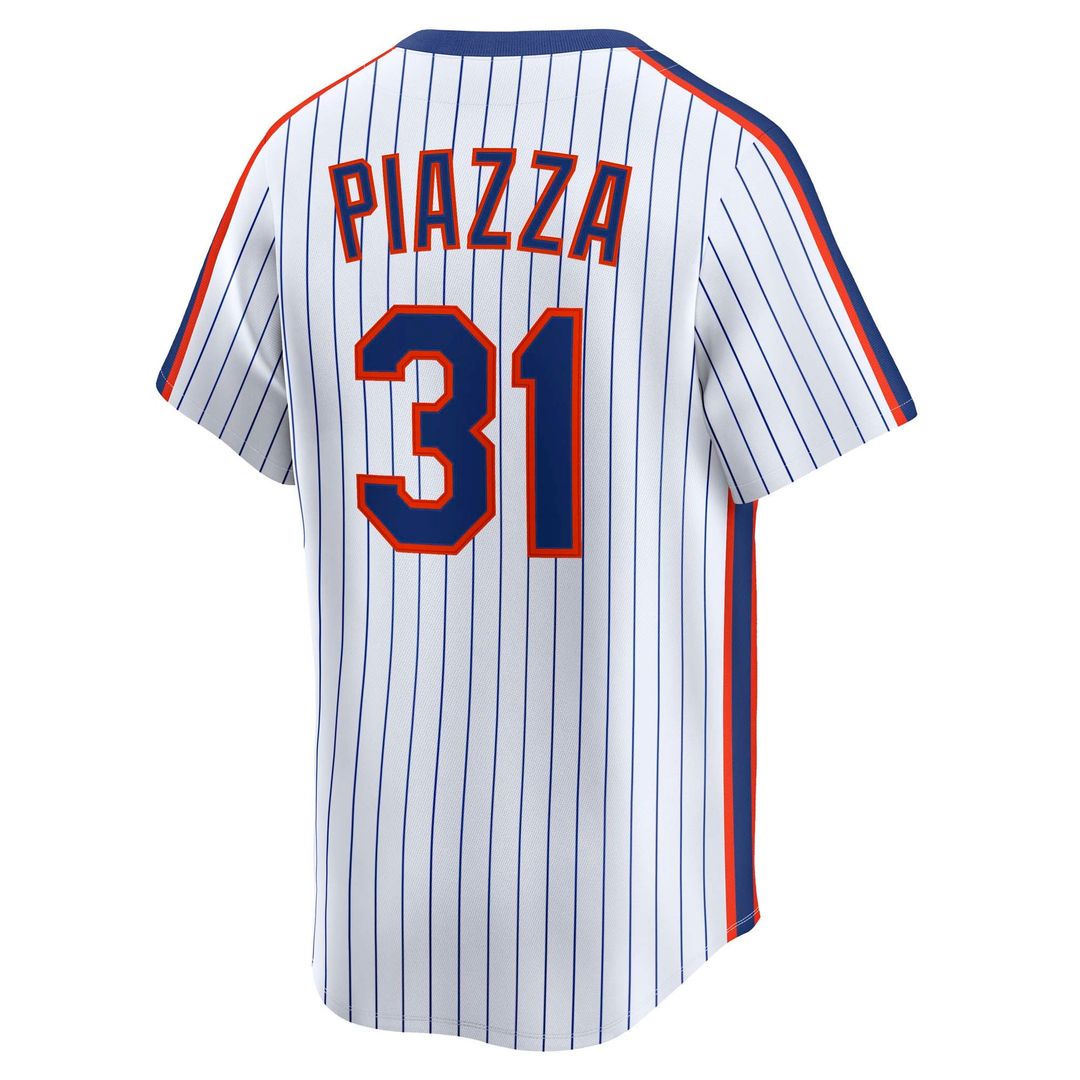 Mike Piazza New York Mets Throwback Jersey - White