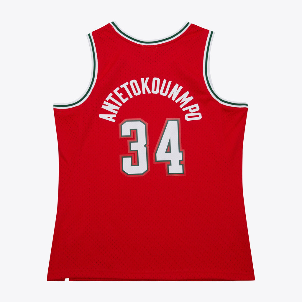 Milwaukee Bucks Giannis Antetokounmpo 2014 Dark Alternate Jersey - Red