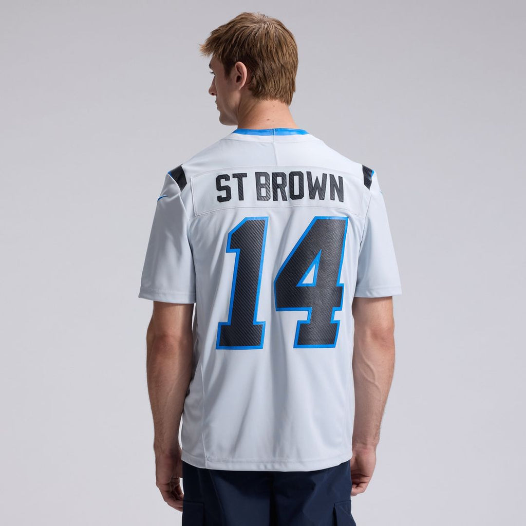 Amon-Ra St. Brown Detroit Lions 2026 Rivalries Collection Stitched Jersey - Silver