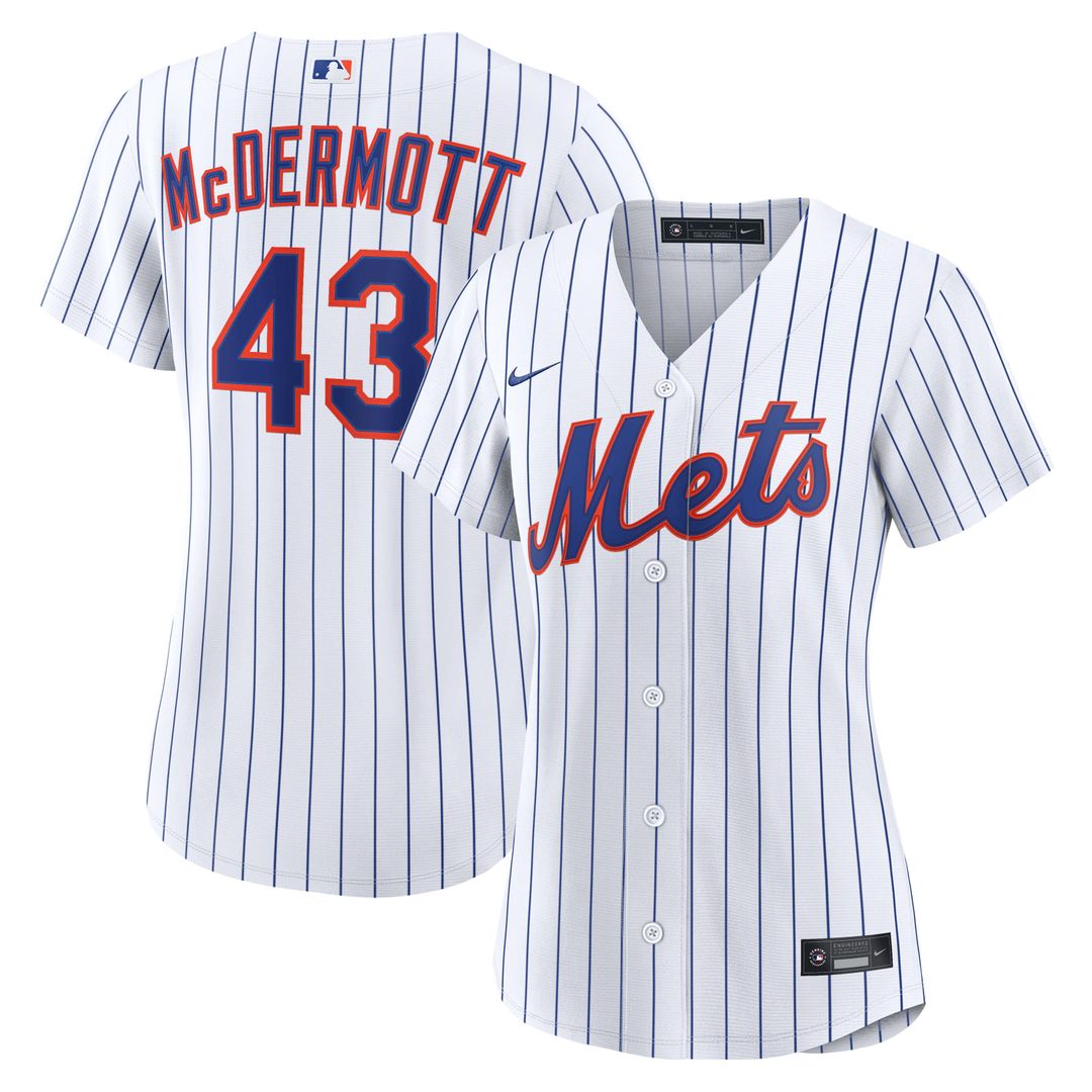 Chayce McDermott New York Mets Women's Home Jersey - White