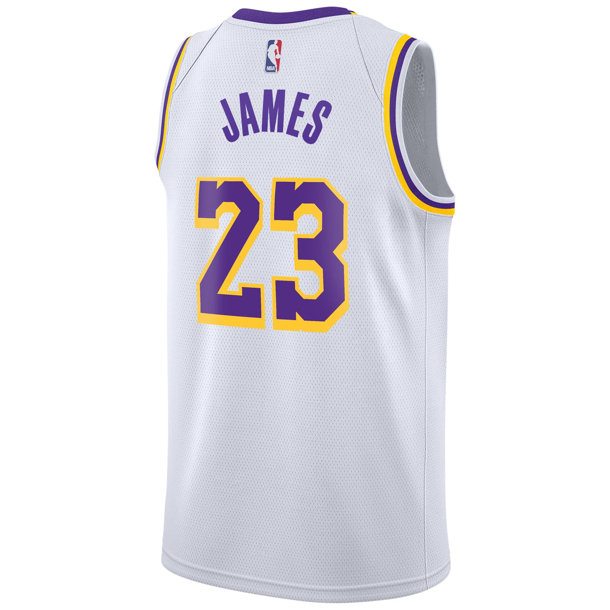 Los Angeles Lakers Jersey - White - Lebron James - Youth