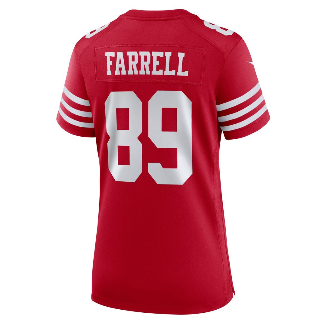 Luke Farrell San Francisco 49ers Women's Team Jersey - Scarlet