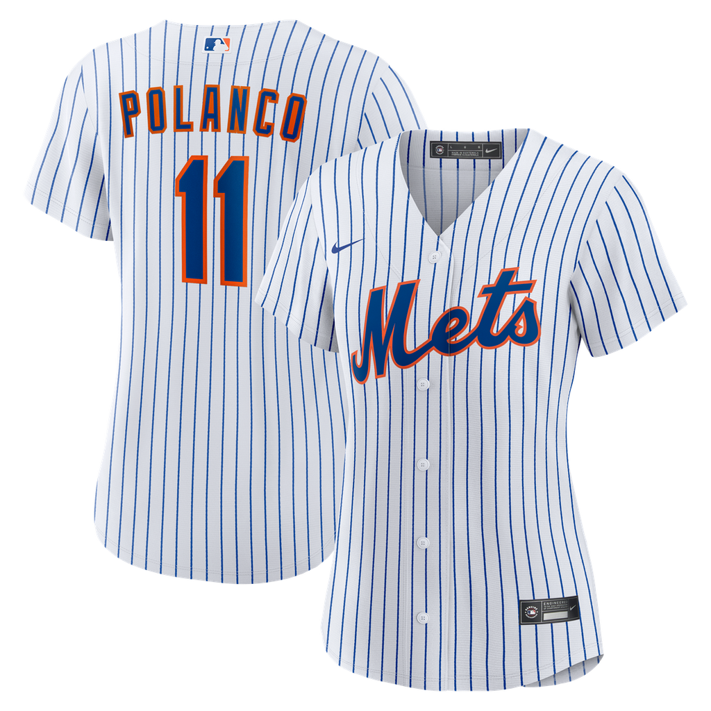 Jorge Polanco New York Mets Women's Home Jersey - White