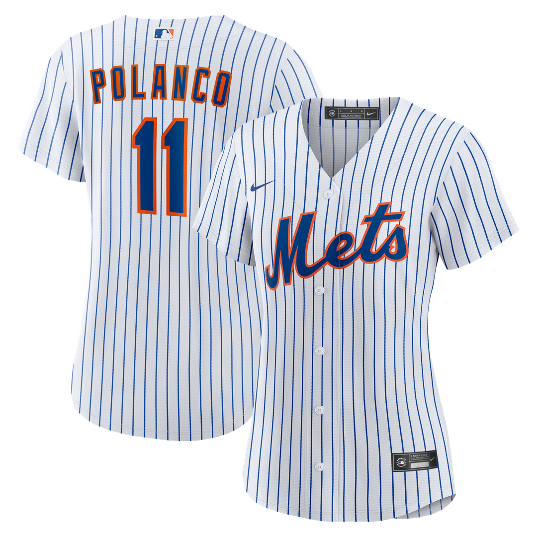 Jorge Polanco New York Mets Women's Home Jersey - White