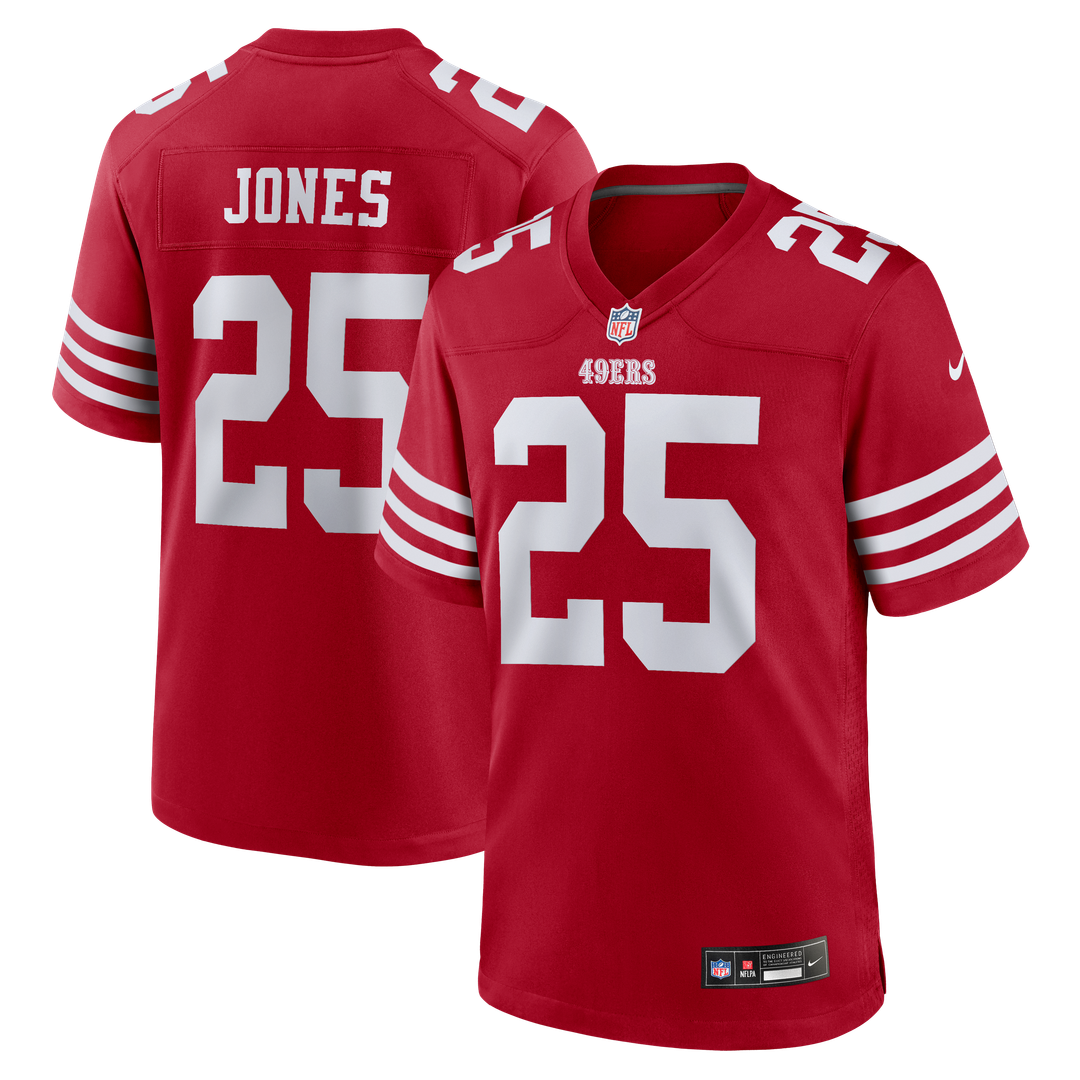 Jack Jones San Francisco 49ers Team Jersey - Scarlet