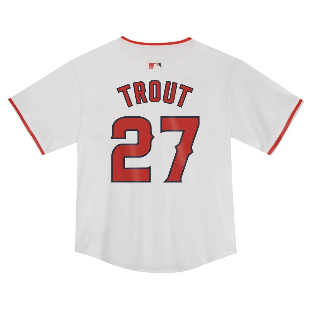 Mike Trout Los Angeles Angels Toddler Jersey - White