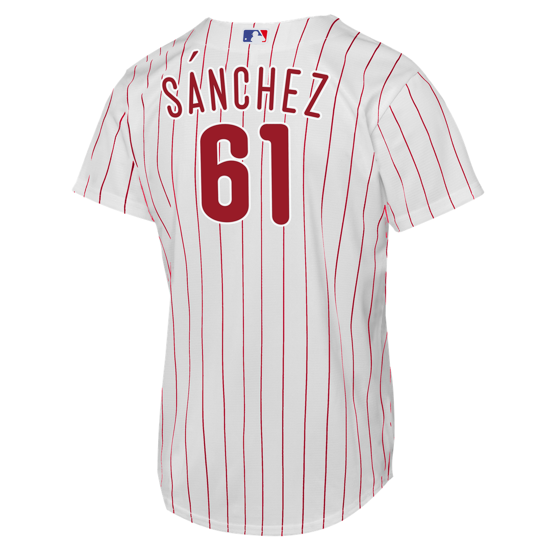 Cristopher Sánchez Philadelphia Phillies Youth Home Jersey - White